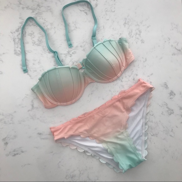 Ardene Other - Ardene Mermaid Style Scalloped Bikini